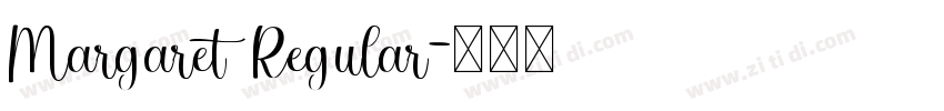 Margaret Regular字体转换